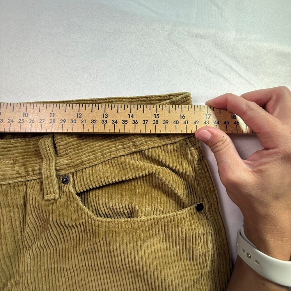Levi’s 511 Slim Fit Corduroy Pants Brown Mid Rise Stretch Casual Classic W31L30 - Picture 4 of 15